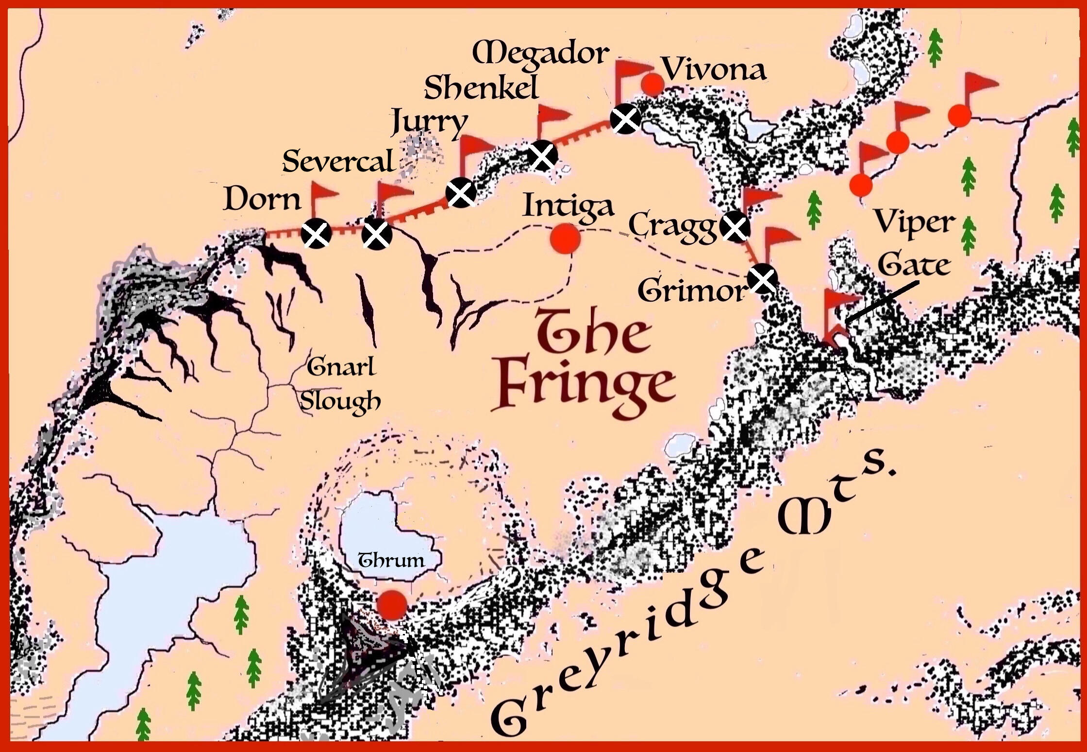 Map of the Fringe